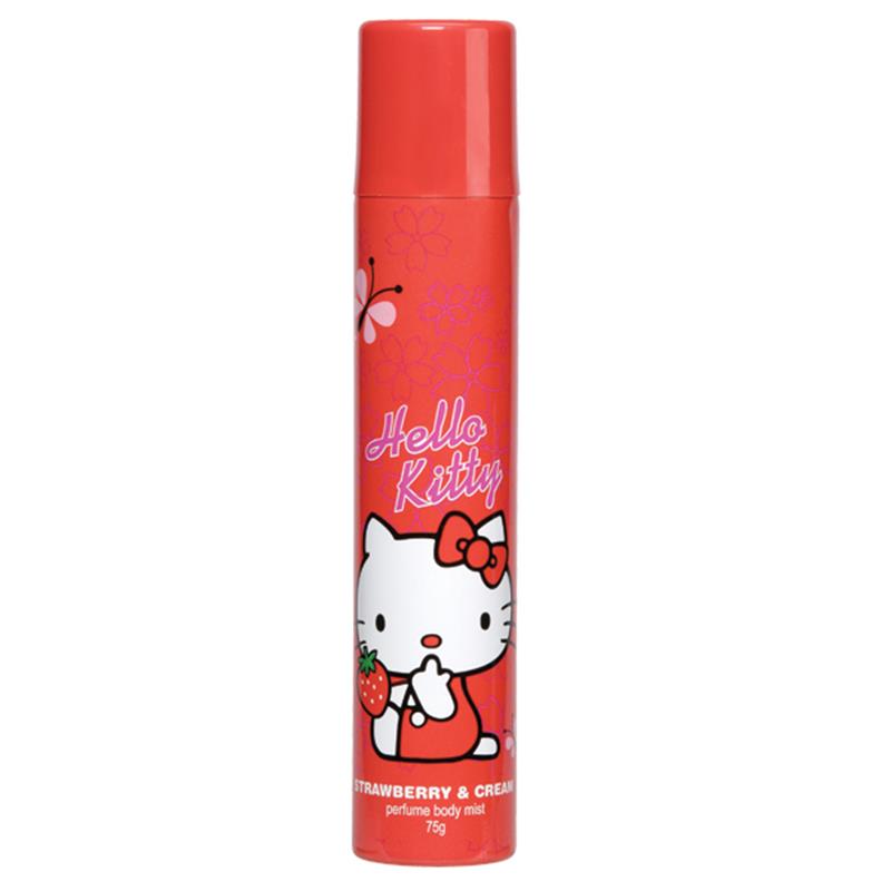 Buy Hello  Kitty  Strawberry Cream Body Mist Spray  75g 