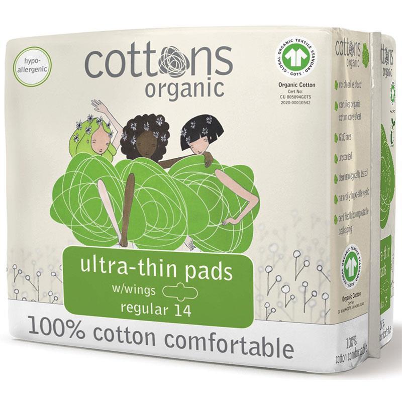 Buy Cottons Regular 14 Pads Online at 