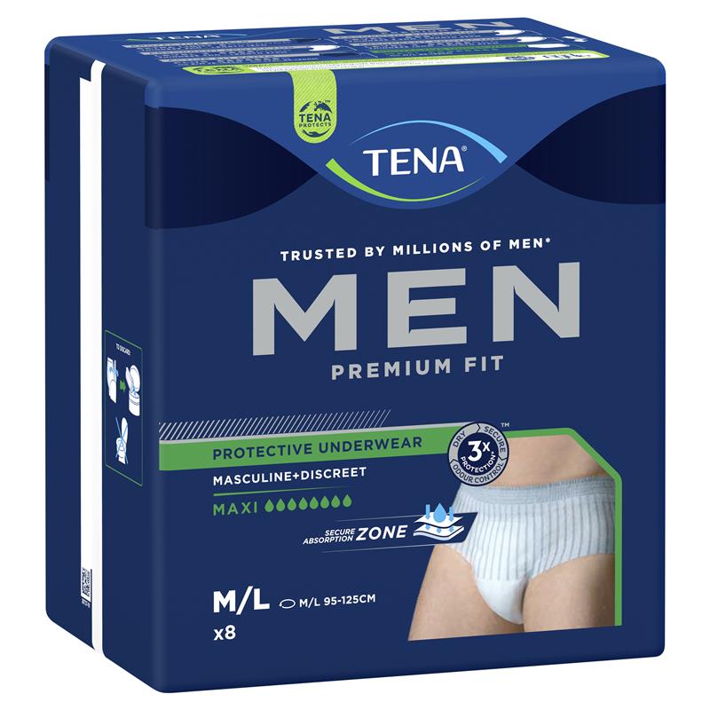 TENA for Men Level 3 (1 Pack of 16) 