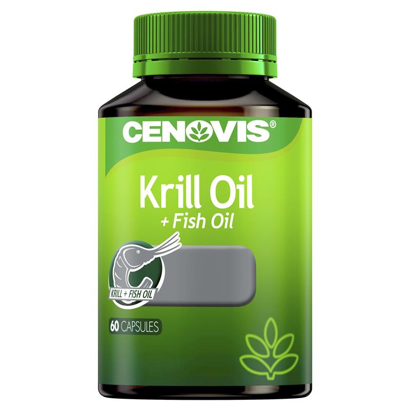 Cenovis Krill Oil + Fish Oil 60 Capsules