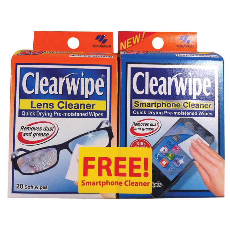 Buy Clearwipe Lens Cleaner + Free Smartphone Cleaner Online at Chemist