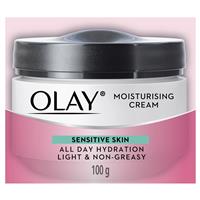 Buy Olay Moisturising Cream Sensitive Skin 100g Online at Chemist ...