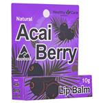 Healthy Care All Natural Acai Lip Balm 10g