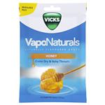 Vicks VapoNaturals Honey Throat Lozenges 19 Drops in Resealable Bag
