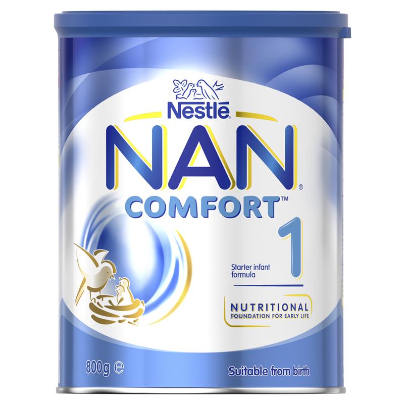 nan comfort formula step 1 800g