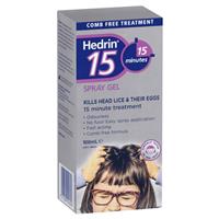 Buy Hedrin 15min Gel 100ml Spray Online at Chemist Warehouse®