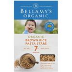 Bellamy's Organic Brown Rice Pasta Stars 200g