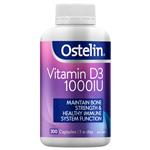Ostelin Vitamin D 1000IU - D3 for Bone Health + Immune Support - 300 Capsules Exclusive Size