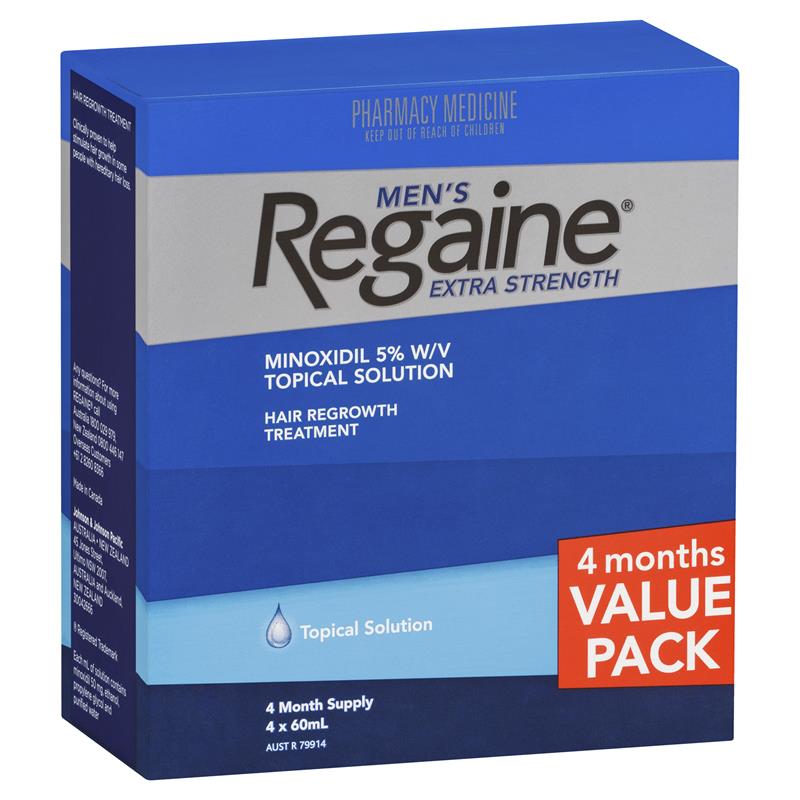 Buy Regaine Men's Extra Strength Minoxidil Regrowth Treatment x 60mL Online at Chemist Warehouse®