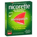 Nicorette Quit Smoking 16hr Invisipatch 25mg 14 Patches