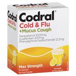 Codral Relief Max Strength Hot Drink Lemon Flavoured Sachets 10 Pack