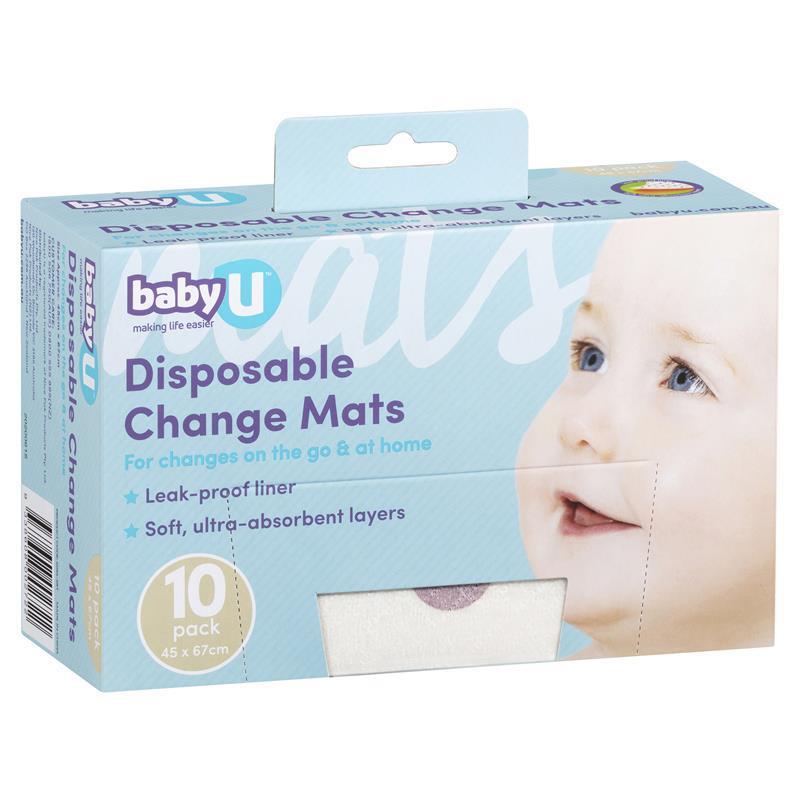 Buy Baby U Disposable Change Mats 10 Pack Online At Chemist Warehouse