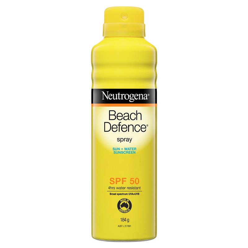 chemistwarehouse.com.au | Neutrogena Beach Defence Sunscreen Spray SPF 50 184g