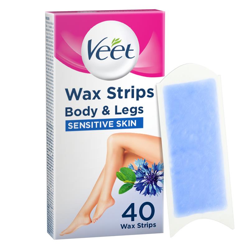 Veet Wax Strips Sensitive 40