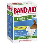 Band-Aid Adhesive Fabric Strips 50 Pack