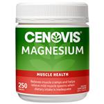 Cenovis Magnesium - Muscle Health Supplement - 250 Tablets Exclusive Size