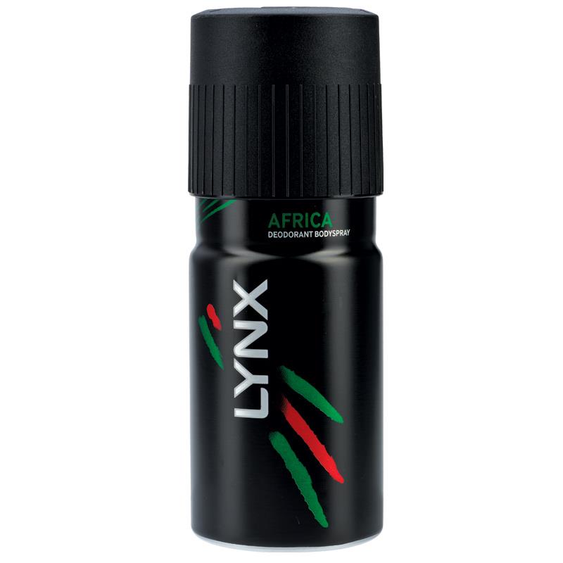 Buy Lynx Deodorant Body Spray Africa 150ml Online at Chemist Warehouse®