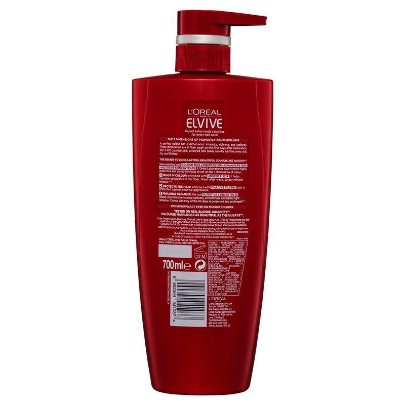 Buy L'Oreal Paris Elvive Colour Protect Conditioner 700ml for Coloured