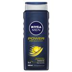 NIVEA MEN Power Refresh 3-IN-1 Shower Gel Body Wash 500ml