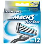 Gillette Mach 3 Turbo Cartridges 12 Pack