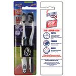AFL Toothbrush Collingwood Magpies Twin Pack