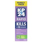 KP24 Rapid 10 Minute Head Lice/Nit Solution 250ml with Comb Family Pack