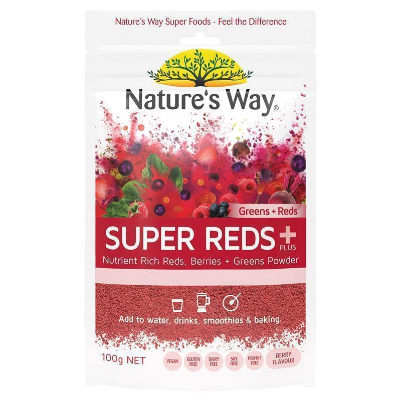 Buy Nature's Way SuperFoods Greens Plus Wild Reds 100g Chemist Warehouse®