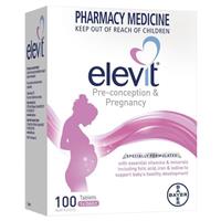Elevit Pre-conception Pregnancy Multivitamin Tablets 100 Pack (100 Days)
