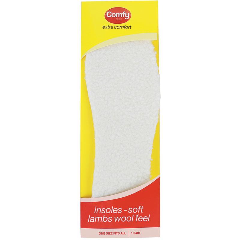 Buy Comfy Feet Insoles Soft Lambswool 