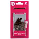 My Beauty Hair Poly Band 48 Pack Brown