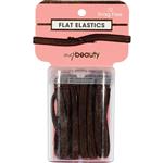My Beauty Hair Snag Free Thick Elastic 12 Pack Brown 