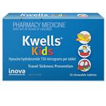 Kwells Kids Travel Sickness 12 Chewable Tablets