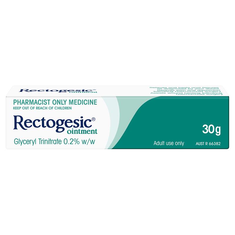 Buy Rectogesic Ointment 30g Glyceryl Trinitrate S3 Online At EPharmacy 