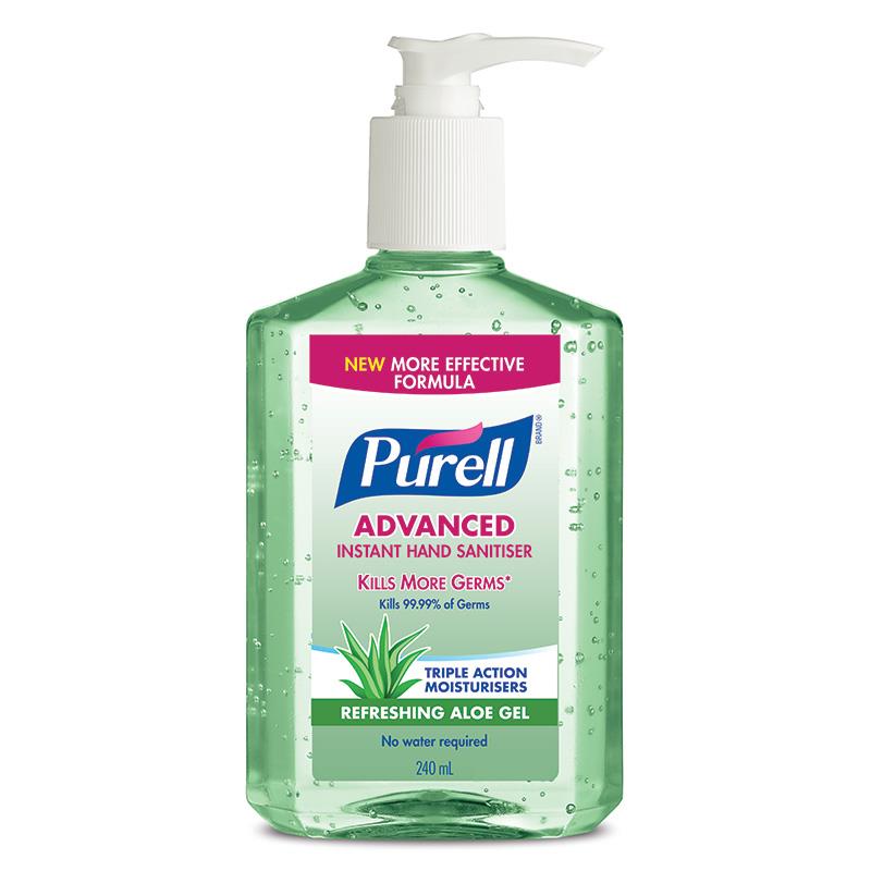 Purell Advanced Instant Hand Sanitiser Aloe 240mL