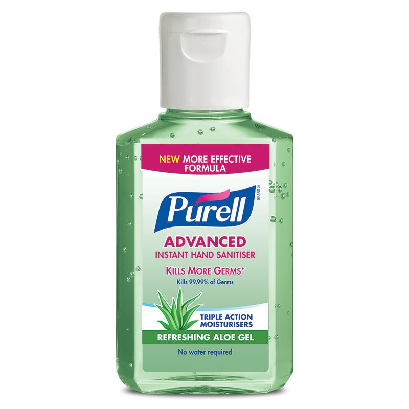 Purell Advanced Instant Hand Sanitiser Aloe 60mL