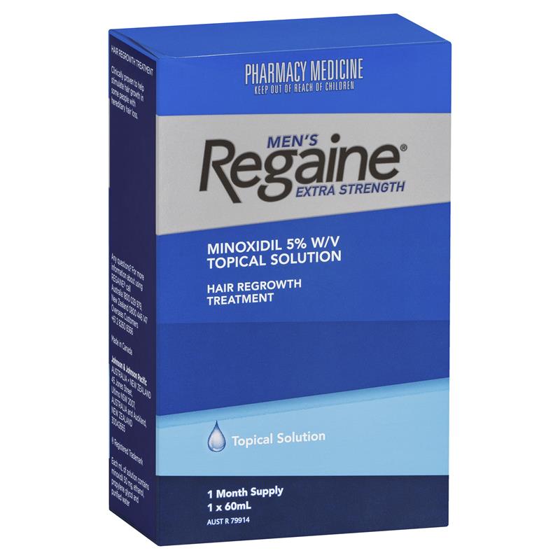 Buy Regaine Men's Extra Strength Minoxidil Hair Regrowth Treatment 60mL  Online at Chemist Warehouse®