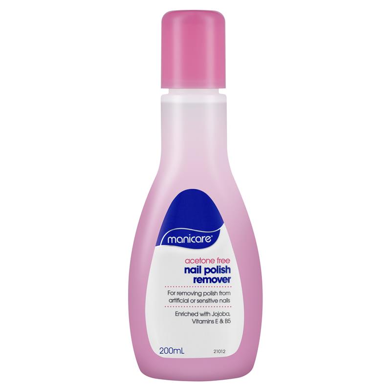 Buy Manicare Nail Polish Remover 200ml Acetone Free Online at Chemist  Warehouse®
