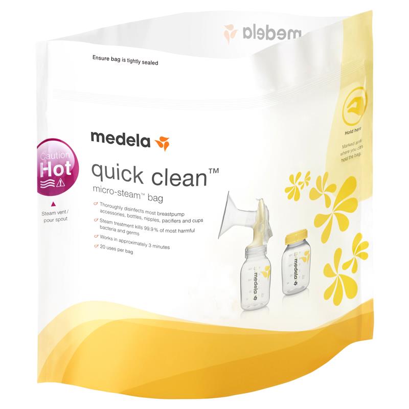 Buy Medela Quick Clean Microwave Bags 5 Pack Online at Chemist Warehouse®