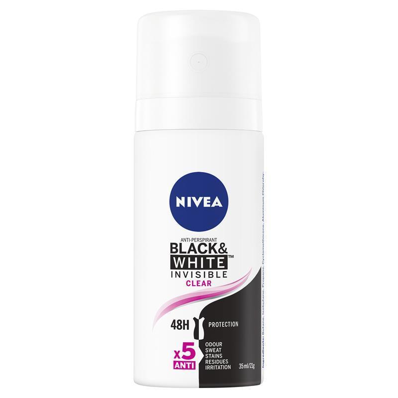Nivea Deodorant for Women Black and White Clear 35ml 