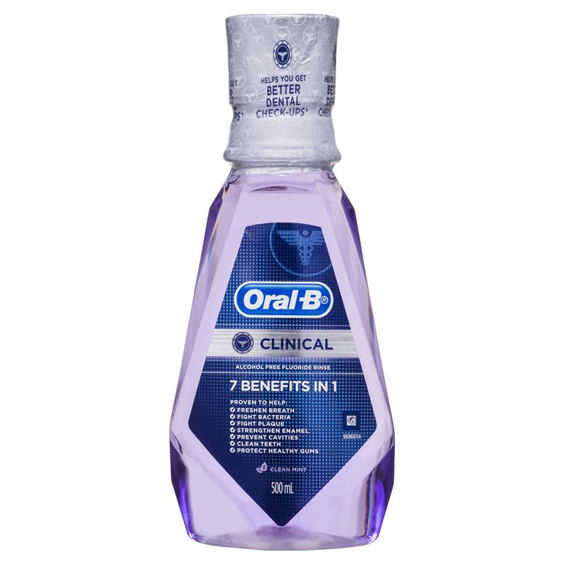 Oral B Clinical 7 Benefits Rinse 500ml