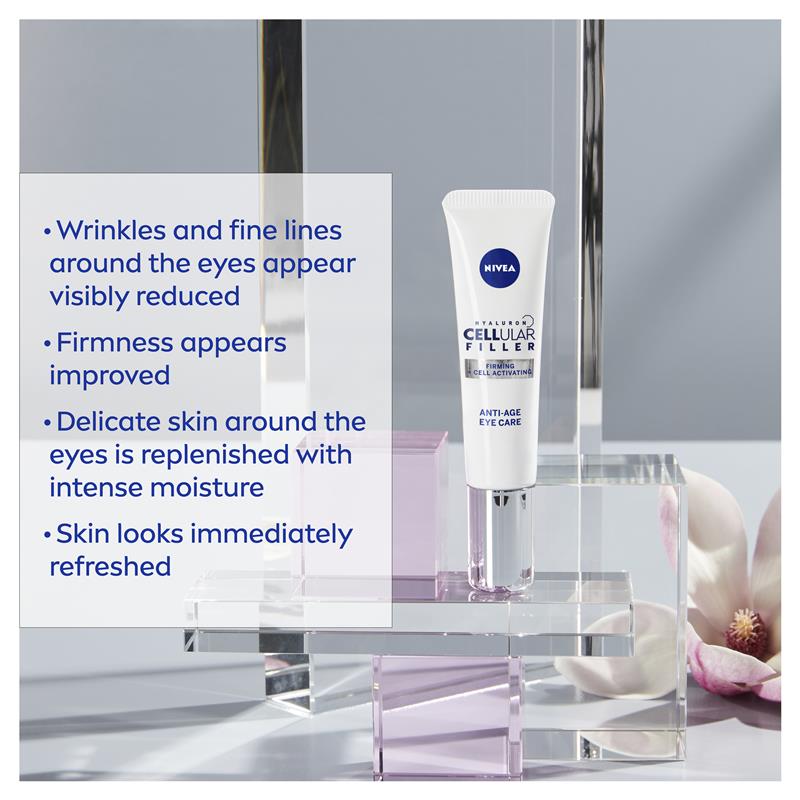 Buy NIVEA Cellular Filler HA + Collagen Booster Eye Cream 15ml Online