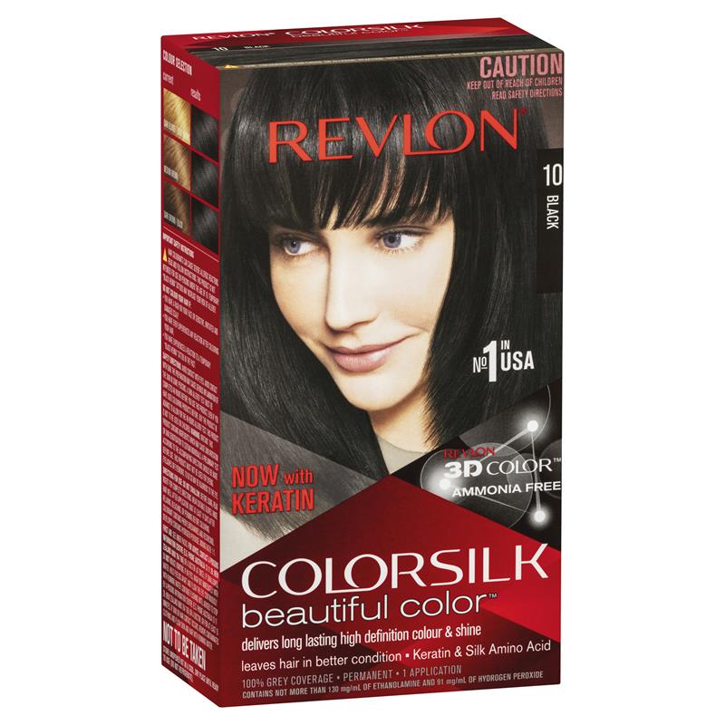 Buy Revlon ColorSilk 10 Black Online at Chemist Warehouse®