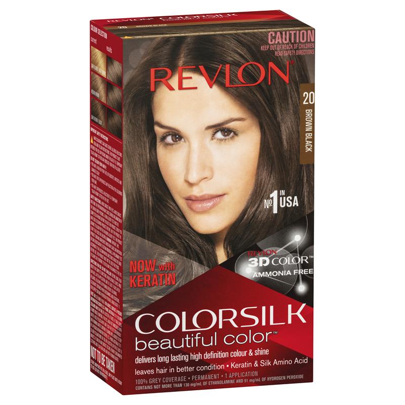 Buy Revlon ColorSilk 20 Brown Black Online at Chemist Warehouse®