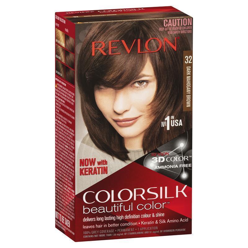 Buy Revlon ColorSilk 32 Dark Mahogany Brown Online at Chemist Warehouse®