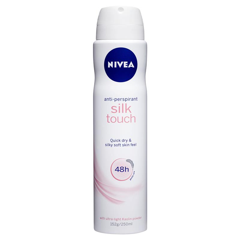 Nivea for Women Deodorant Aerosol Silk Touch 250ml