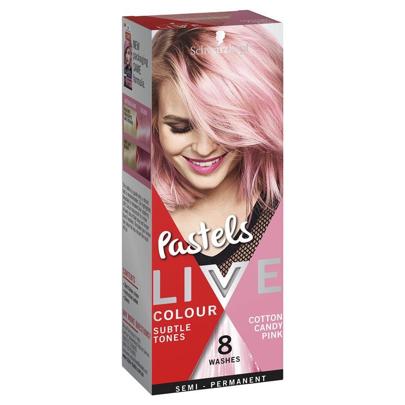 Buy Schwarzkopf Live Colour Pastels Cotton Candy Pink Online At Chemist Warehouse