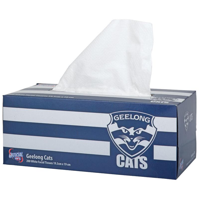 AFL Tissue Box 2Ply Geelong Cats 200