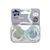 Tommee Tippee Anytime Soothers, Symmetrical Orthodontic Design, BPA-Free Silicone Baglet, Includes Steriliser Box, 6-18M, Pack of 2 Dummies