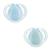 Tommee Tippee Night Time Soothers, Symmetrical Orthodontic Design, BPA-Free Silicone Baglet, Includes Steriliser Box, 0-6M, Pack of 2 Dummies