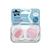 Tommee Tippee Night Time Soothers, Symmetrical Orthodontic Design, BPA-Free Silicone Baglet, Includes Steriliser Box, 6-18M, Pack of 2 Dummies